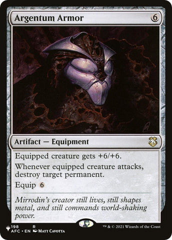 Image for Argentum Armor (198) [The List Reprints]