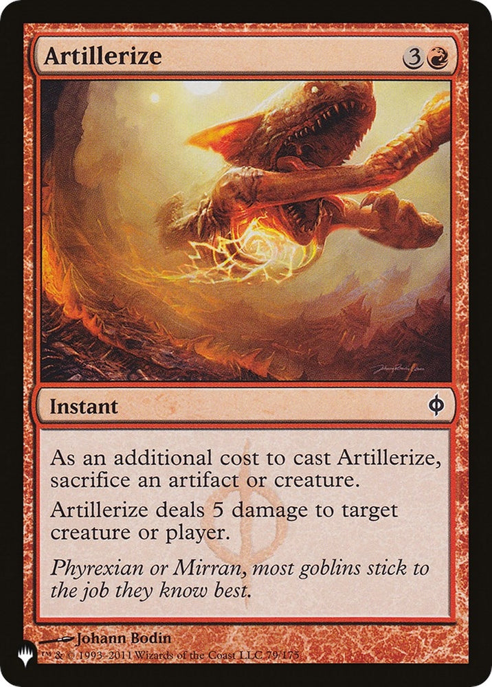 Image for Artillerize (79) [The List Reprints]