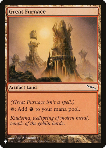 Image for Great Furnace (MRD) (282) [The List Reprints]