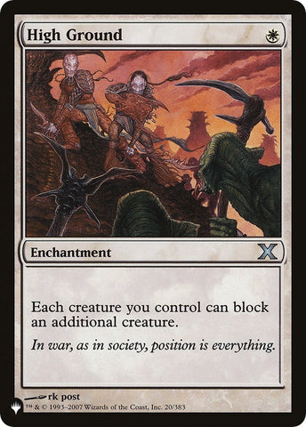Image for High Ground (20) [The List Reprints]