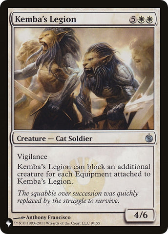 Image for Kemba's Legion (9) [The List Reprints]
