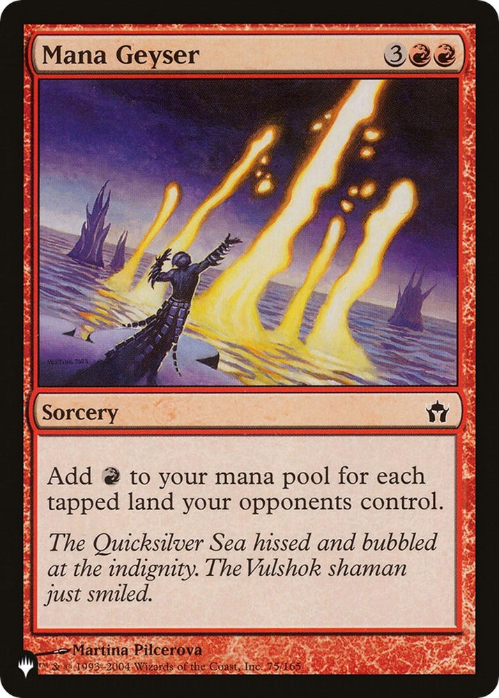 Image for Mana Geyser (75) [The List Reprints]