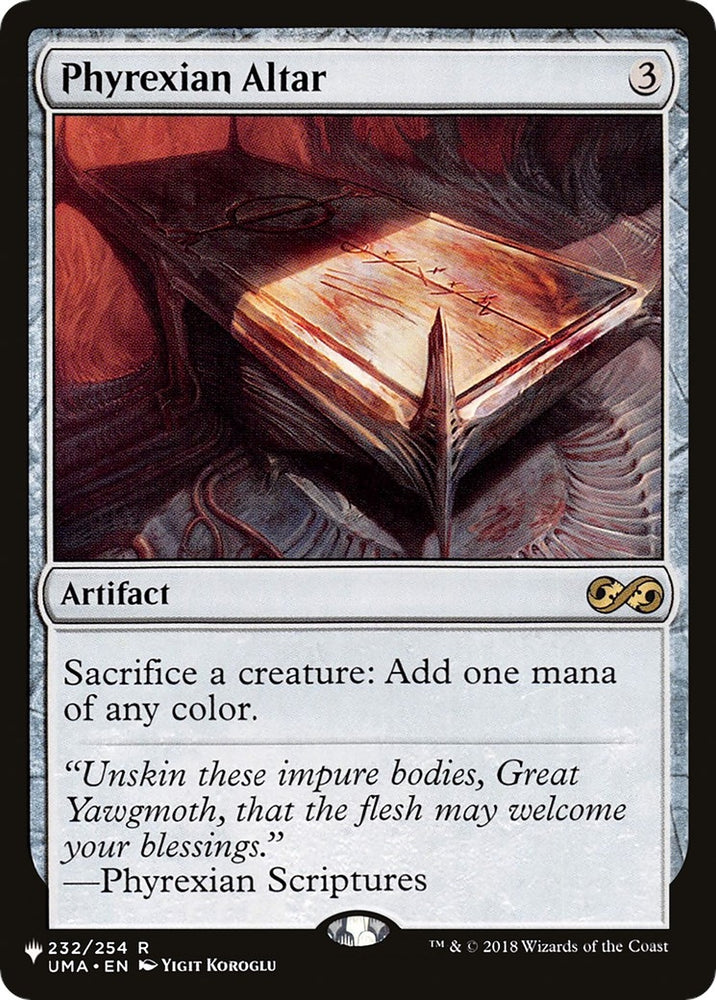Image for Phyrexian Altar (232) [The List Reprints]