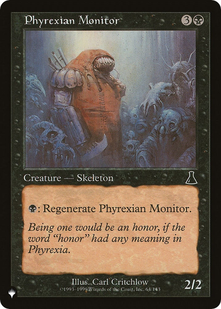 Image for Phyrexian Monitor (64) [The List Reprints]