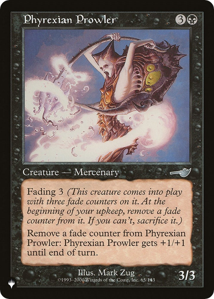 Image for Phyrexian Prowler (65) [The List Reprints]
