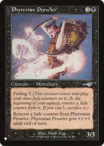 Image for Phyrexian Prowler (65) [The List Reprints]