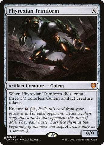 Image for Phyrexian Triniform (331) [The List Reprints]