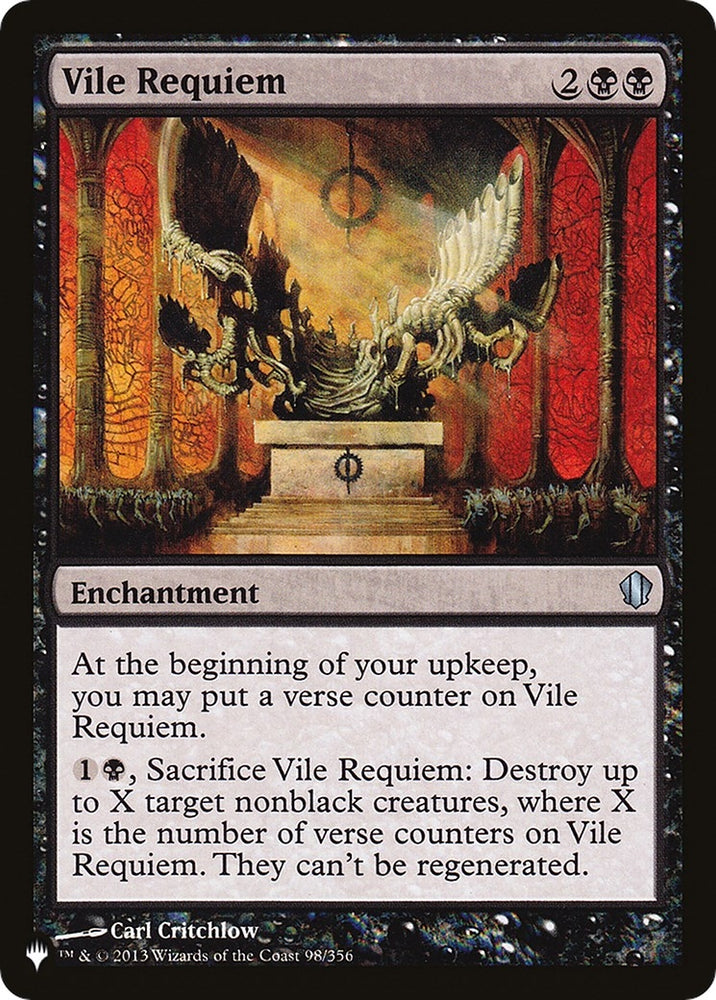 Image for Vile Requiem (C13) (98) [The List Reprints]