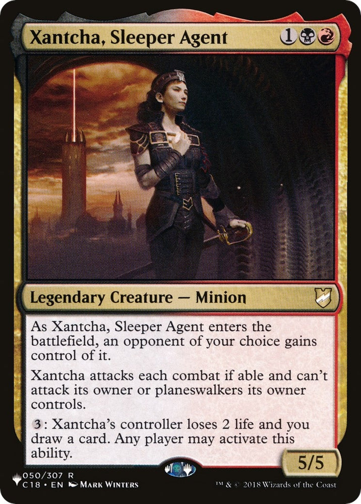 Image for Xantcha, Sleeper Agent (50) [The List Reprints]