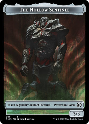 Image for The Hollow Sentinel Token (9) [Phyrexia: All Will Be One]