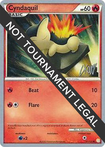 Image for Cyndaquil - 2011 (Christopher Kan) (61/123) - Pokemon
