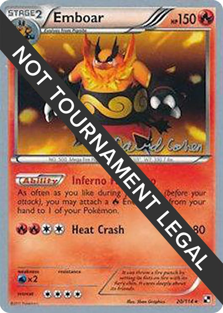 Image for Emboar - 2011 (David Cohen) (20/114) - Pokemon