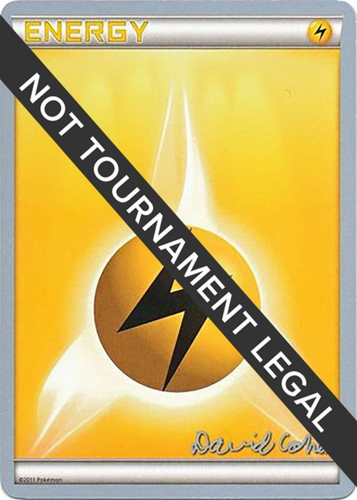 Image for Lightning Energy - 2011 (David Cohen) - Pokemon