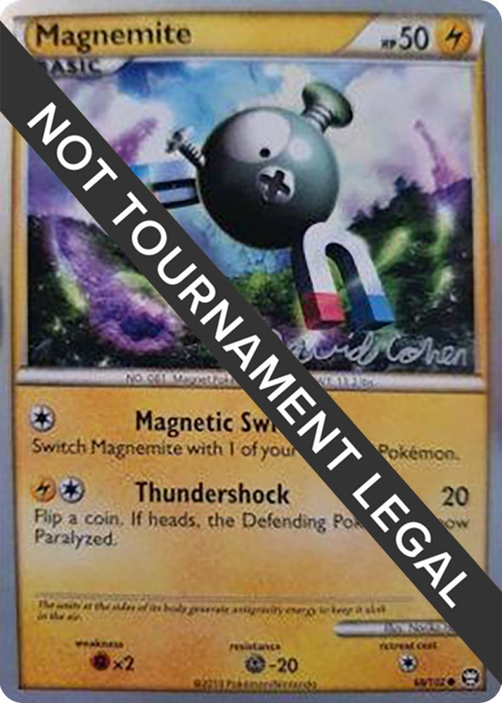 Image for Magnemite - 2011 (David Cohen) (68/102) - Pokemon