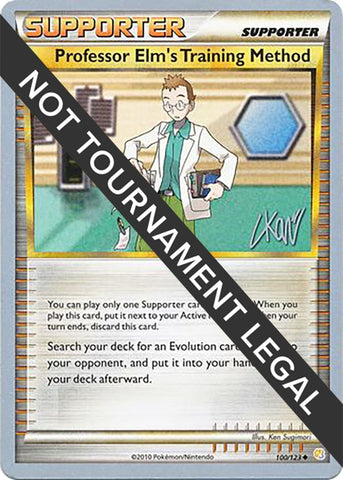 Image for Professor Elm's Training Method - 2011 (Christopher Kan) (100/123) - Pokemon