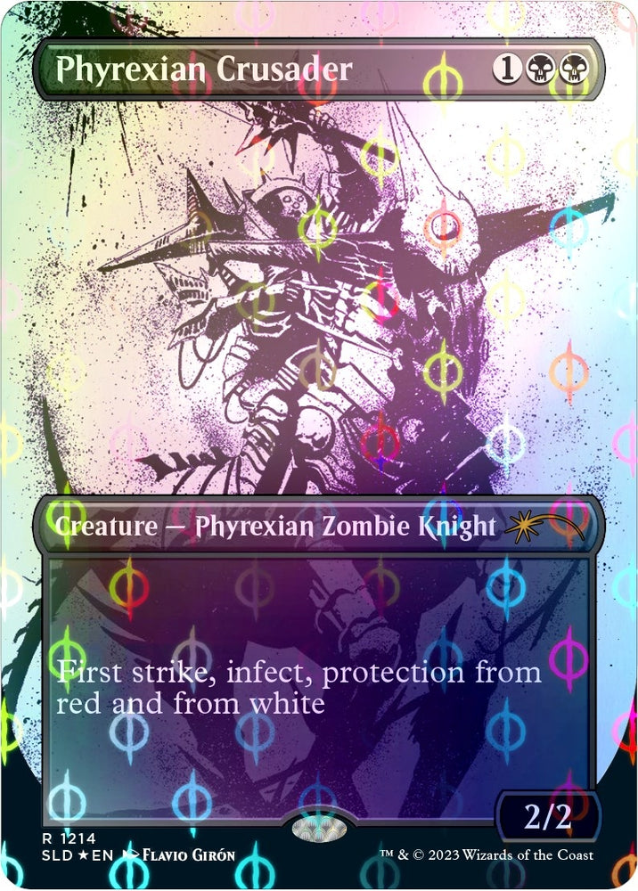 Image for Phyrexian Crusader (Step-and-Compleat Foil) (1214) [Secret Lair Drop Series]