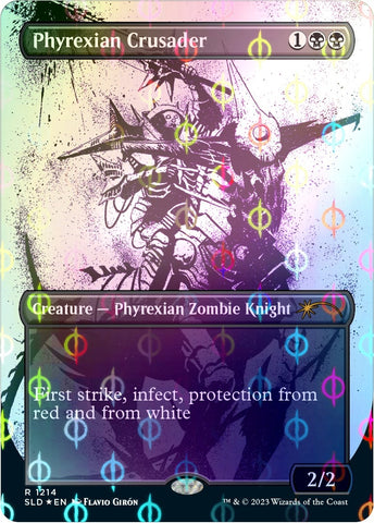 Image for Phyrexian Crusader (Step-and-Compleat Foil) (1214) [Secret Lair Drop Series]