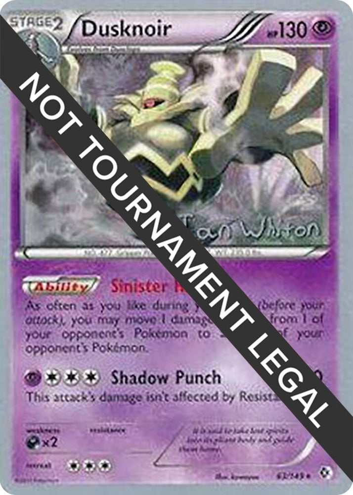 Image for Dusknoir - 2013 (Ian Whiton) (63/149) - Pokemon
