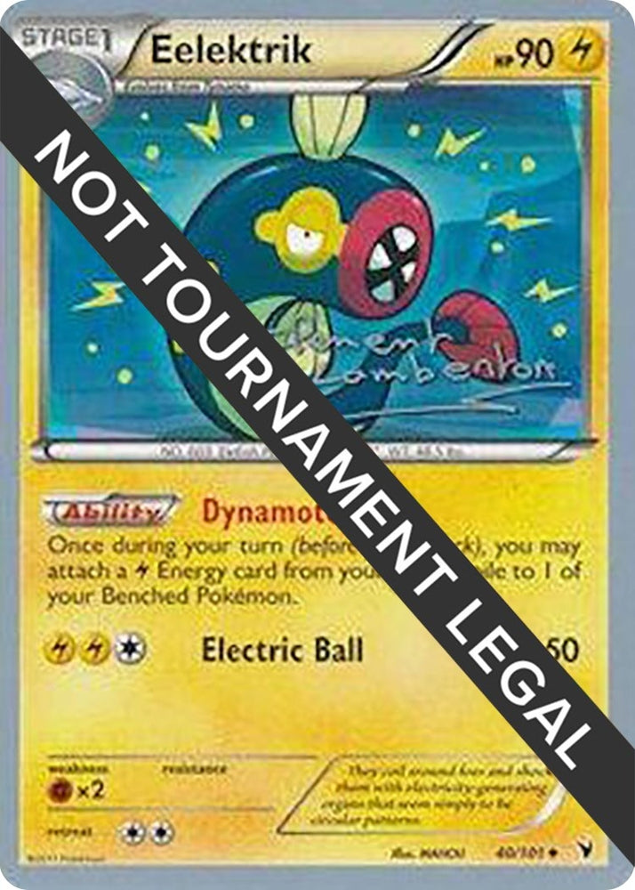 Image for Eelektrik - 2013 (Clement Lamberton) (40/101) - Pokemon