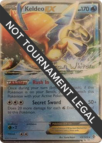 Image for Keldeo EX - 2013 (Ian Whiton) (49/149) - Pokemon