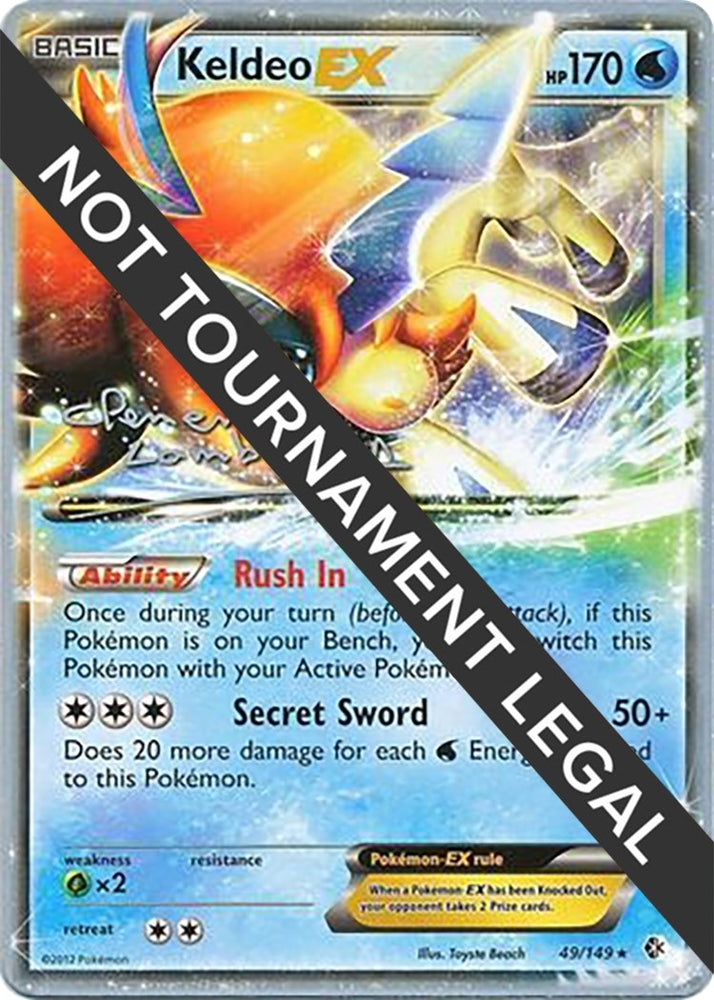 Image for Keldeo EX - 2013 (Clement Lamberton) (49/149) - Pokemon