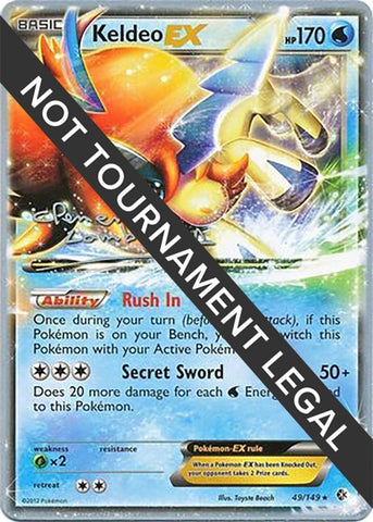 Image for Keldeo EX - 2013 (Clement Lamberton) (49/149) - Pokemon
