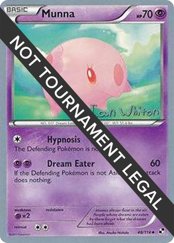 Image for Munna - 2013 (Ian Whiton) (48/114) - Pokemon