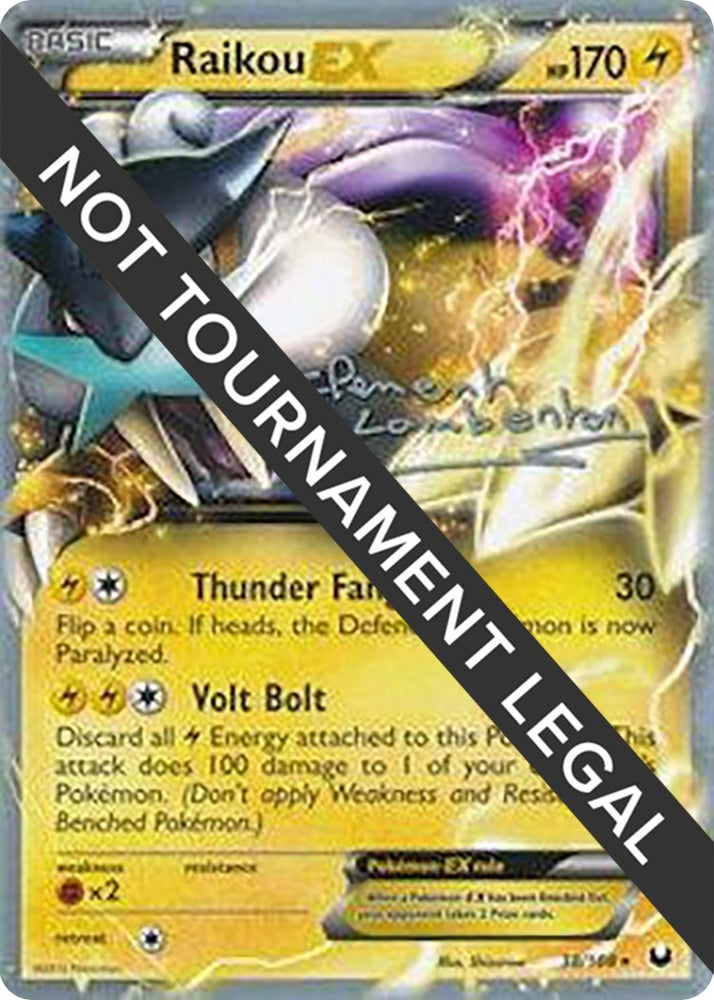 Image for Raikou EX - 2013 (Clement Lamberton) (38/108) - Pokemon
