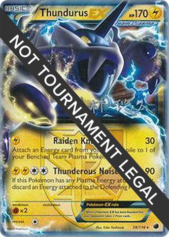 Image for Thundurus EX - 2014 (Haruto Kobayashi) (38/116) - Pokemon
