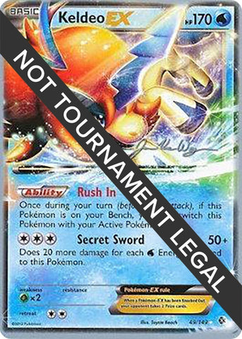 Image for Keldeo EX - 2015 (Jacob Van Wagner) (49/149) - Pokemon