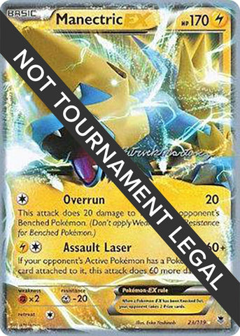 Image for Manectric EX - 2015 (Patrick Martinez) (23/119) - Pokemon