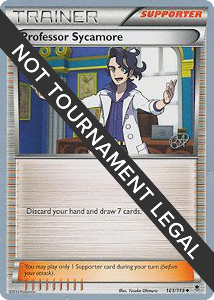 Image for Professor Sycamore - 2015 (Rowan Stavenow) (101/119) - Pokemon
