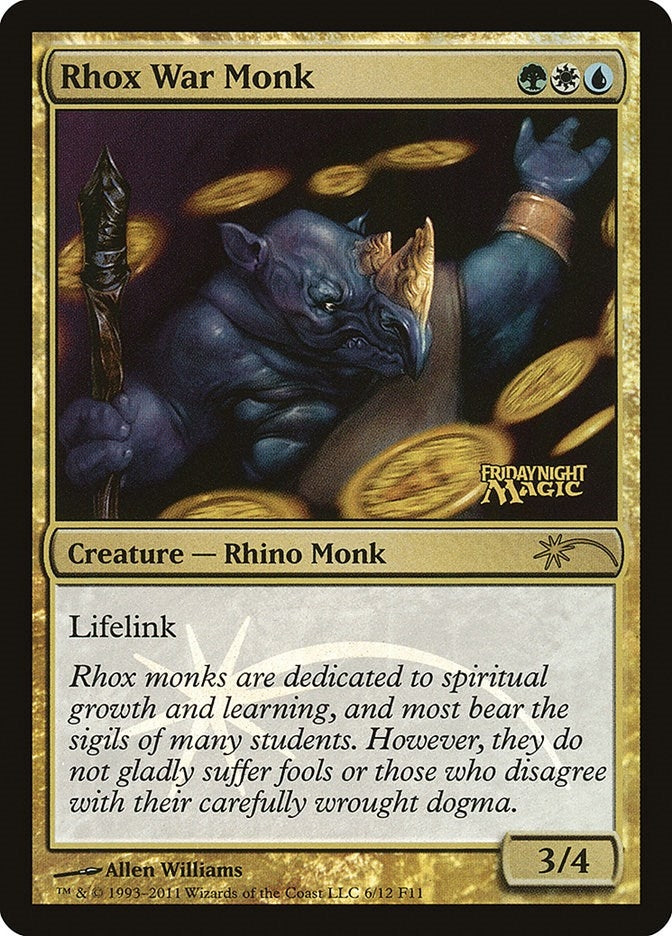 Image for Rhox War Monk (6) - Magic: The Gathering