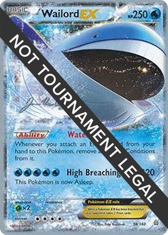 Image for Wailord EX - 2015 (Jacob Van Wagner) (38/160) - Pokemon