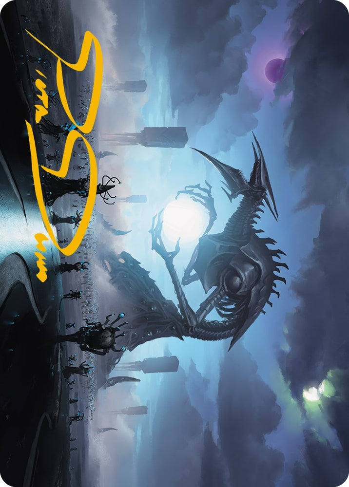 Image for Blue Sun's Twilight Art Card (Gold-Stamped Signature) (13) [Art Series: Phyrexia: All Will Be One]