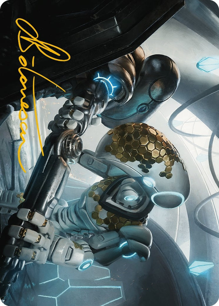 Image for Myr Kinsmith Art Card (Gold-Stamped Signature) (56) [Art Series: Phyrexia: All Will Be One]