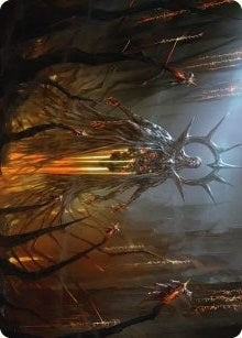 Image for Solphim, Mayhem Dominus Art Card (35) [Art Series: Phyrexia: All Will Be One]