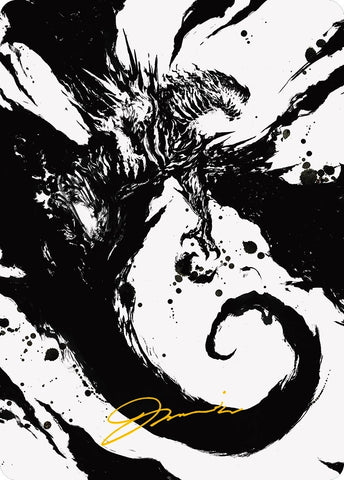 Image for Capricious Hellraiser Art Card (Gold-Stamped Signature) (73) [Art Series: Phyrexia: All Will Be One]