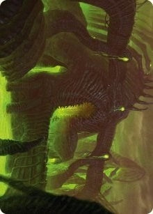 Image for The Dross Pits Art Card (58) [Art Series: Phyrexia: All Will Be One]