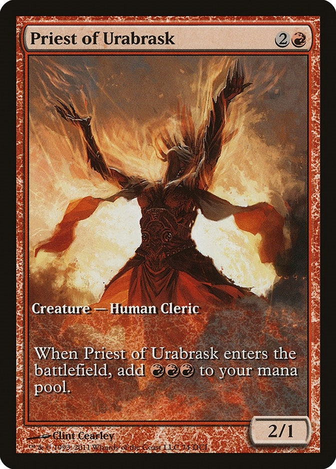 Image for Priest of Urabrask (74) - Magic: The Gathering