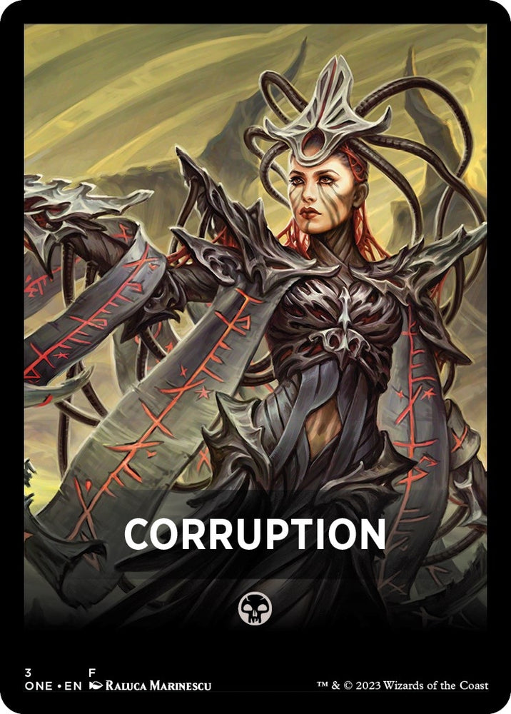Image for Corruption Theme Card (3) [Phyrexia: All Will Be One]