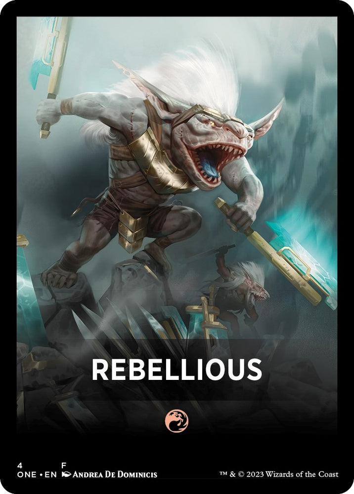 Image for Rebellious Theme Card (4) [Phyrexia: All Will Be One]