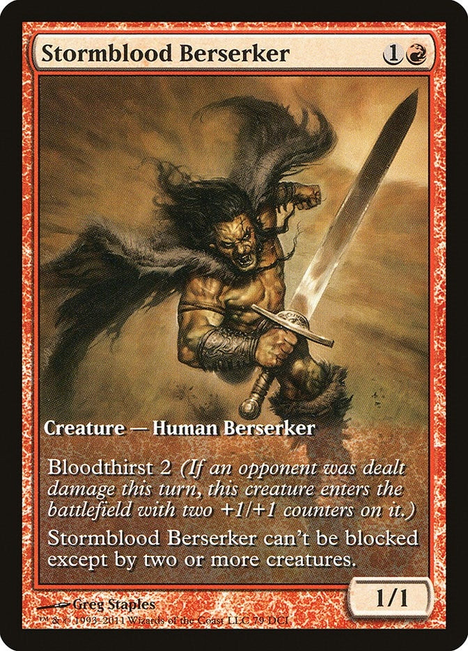 Image for Stormblood Berserker (156) - Magic: The Gathering