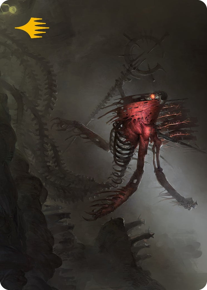 Image for Drivnod, Carnage Dominus Art Card (Gold-Stamped Signature) (20) [Art Series: Phyrexia: All Will Be One]