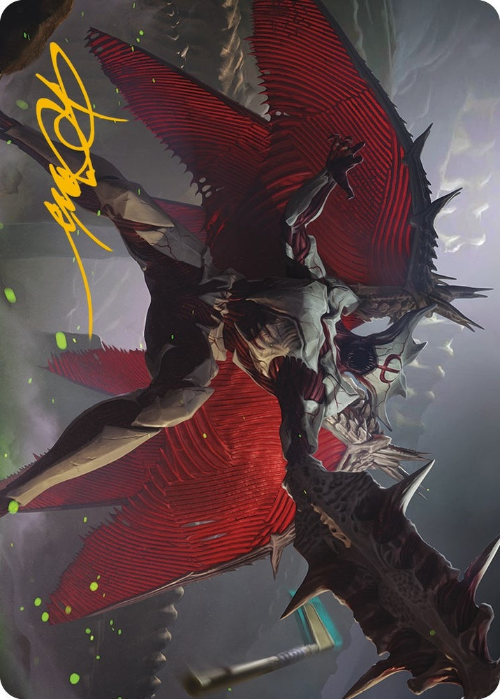 Image for Phyrexian Vindicator Art Card (7/81) (Gold-Stamped Signature) (7) [Art Series: Phyrexia: All Will Be One]