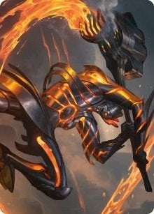 Image for Forgehammer Centurion Art Card (26) [Art Series: Phyrexia: All Will Be One]