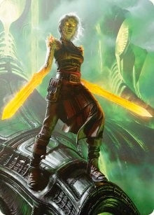 Image for Nahiri, the Unforgiving Art Card (51/81) (51) [Art Series: Phyrexia: All Will Be One]