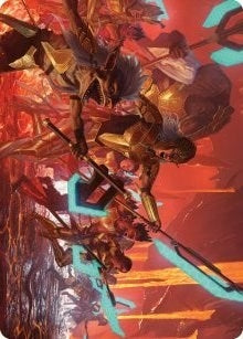 Image for Roar of Resistance Art Card (34) [Art Series: Phyrexia: All Will Be One]