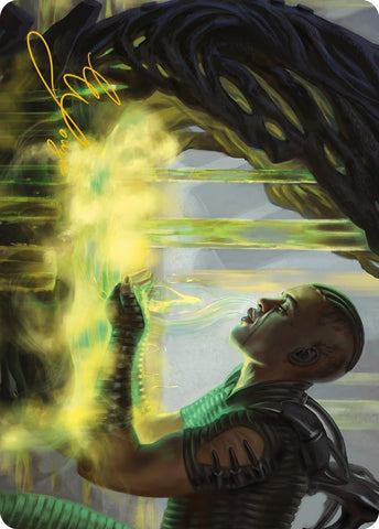 Image for Necrogen Communion Art Card (Gold-Stamped Signature) (21) [Art Series: Phyrexia: All Will Be One]