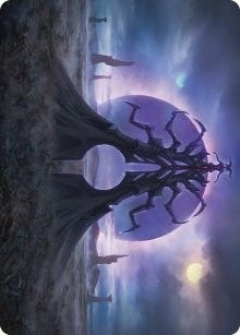 Black Sun's Twilight Art Card (19) [Art Series: Phyrexia: All Will Be One]